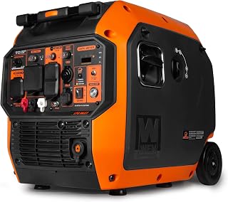 WEN DF680iX 6800W Dual Fuel Portable Inverter Generator RV Ready Electric Start CO Sensor EV Backup