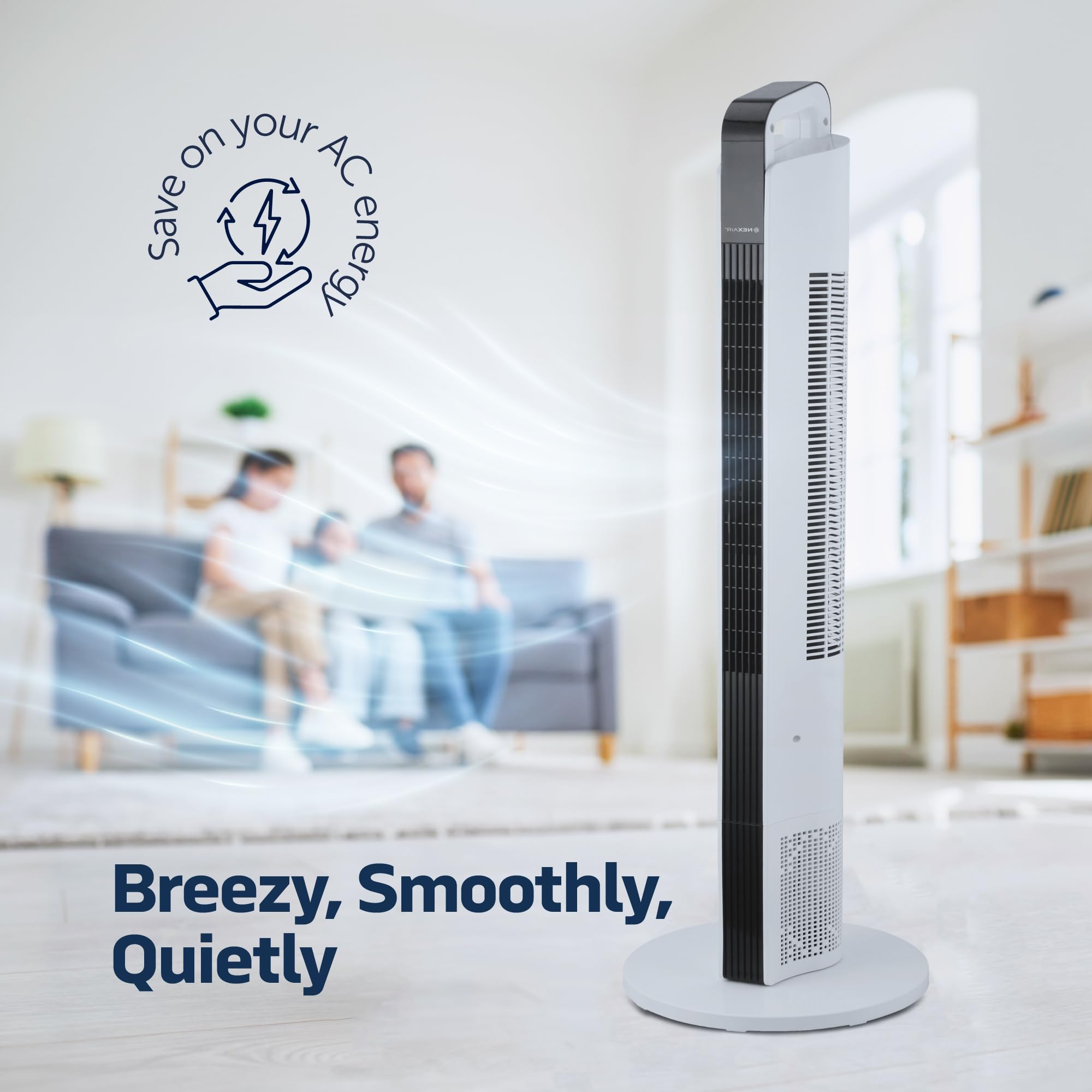 Amazon.com: NEXAIR 42” Oscillating Tower Fan, 3 Speed Portable Fan