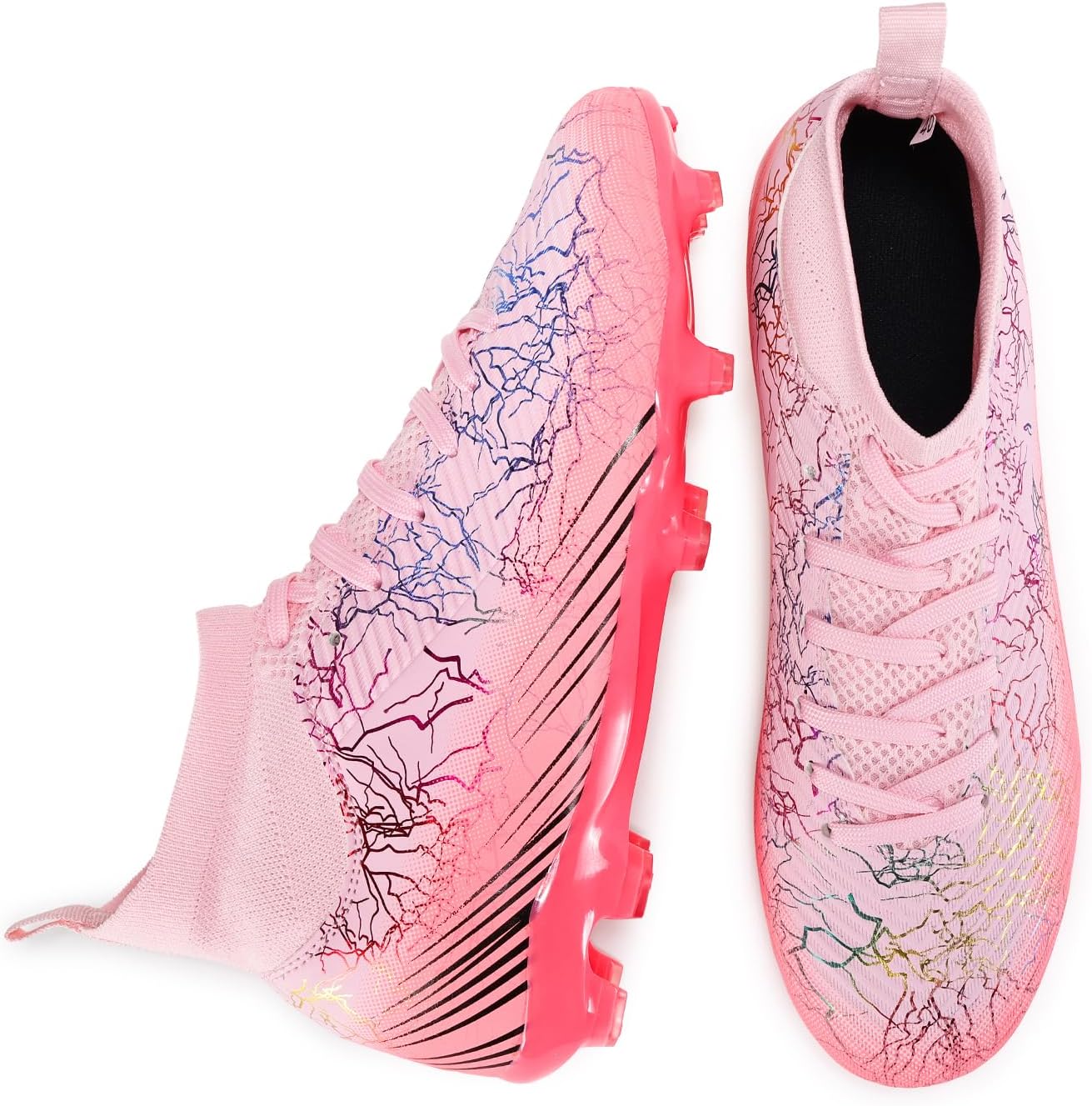 Soccer Cleats for Mens Womens Indoor Soccer Shoes Unisex Baseball Turf Shoes Youth Rugby Shoes Adult AG FG TF Football Boots Wide Training Sneaker