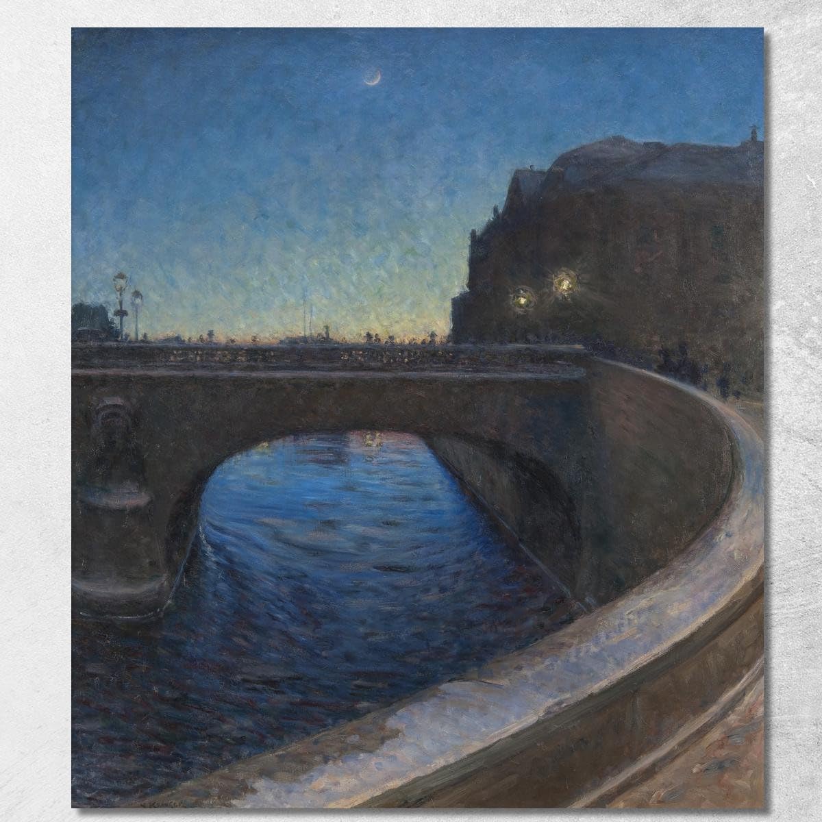 Tableau sur toile Fine Art Nils Kreuger nkr36 encadré main haute qualité
