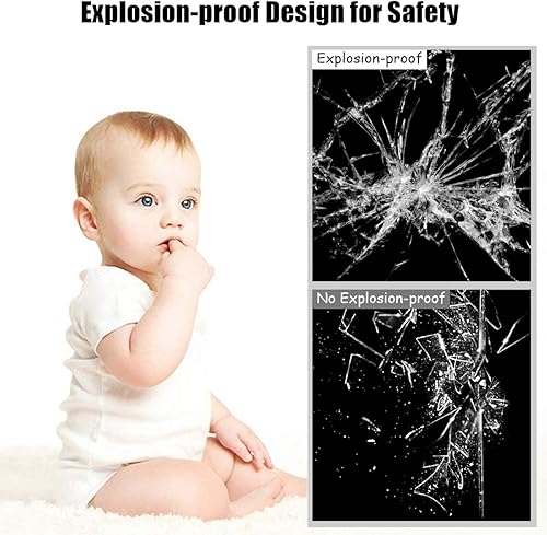 Miniatura 33 de Tangkula Espejo redondo para colgar en la pared de 16 pulgadas, espejo redondo de baño, espejo circular con marco de metal, espejo decorativo