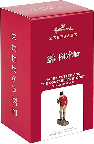 Miniatura 3 de Hallmark Keepsake Adorno de Navidad 2021, 20 aniversario de Harry Potter y la piedra del hechicero