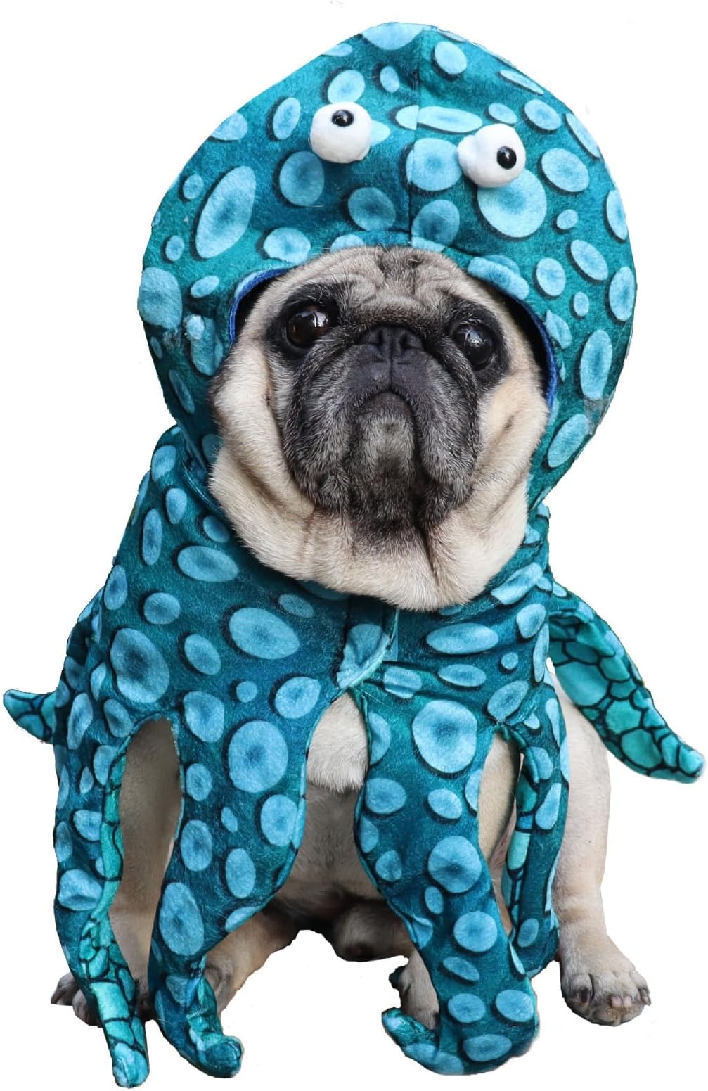 Dog Cat Octopus Costumes,Pet Halloween Cosplay Costume for Small Puppy Dogs