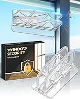 Vista 1 de Cerraduras de puerta corrediza para ventana, paquete de 2 cerraduras de puerta corrediza de vidrio para seguridad infantil, cerraduras de seguridad