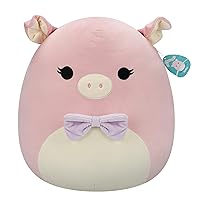 Squishmallows SQCR06658 - Peluche ufficiale Jazwares Hettie il maiale
