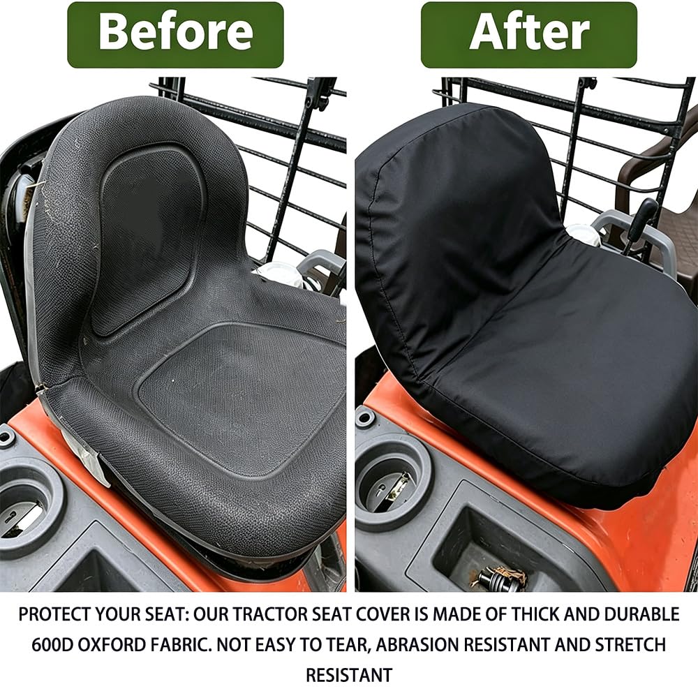 Funda De Asiento para Cortacésped para Cub Cadet RZT S54 2013-2024 54 Inch Deck, Antideslizante Impermeable Y Duradero Funda para Asiento