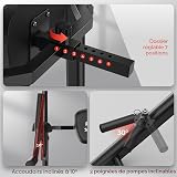Sportsroyals Power Tower Pull Up Bar Station, 450LBS Stable Pull Up Dip Station for Home Gym Strength Training Equipment - 8