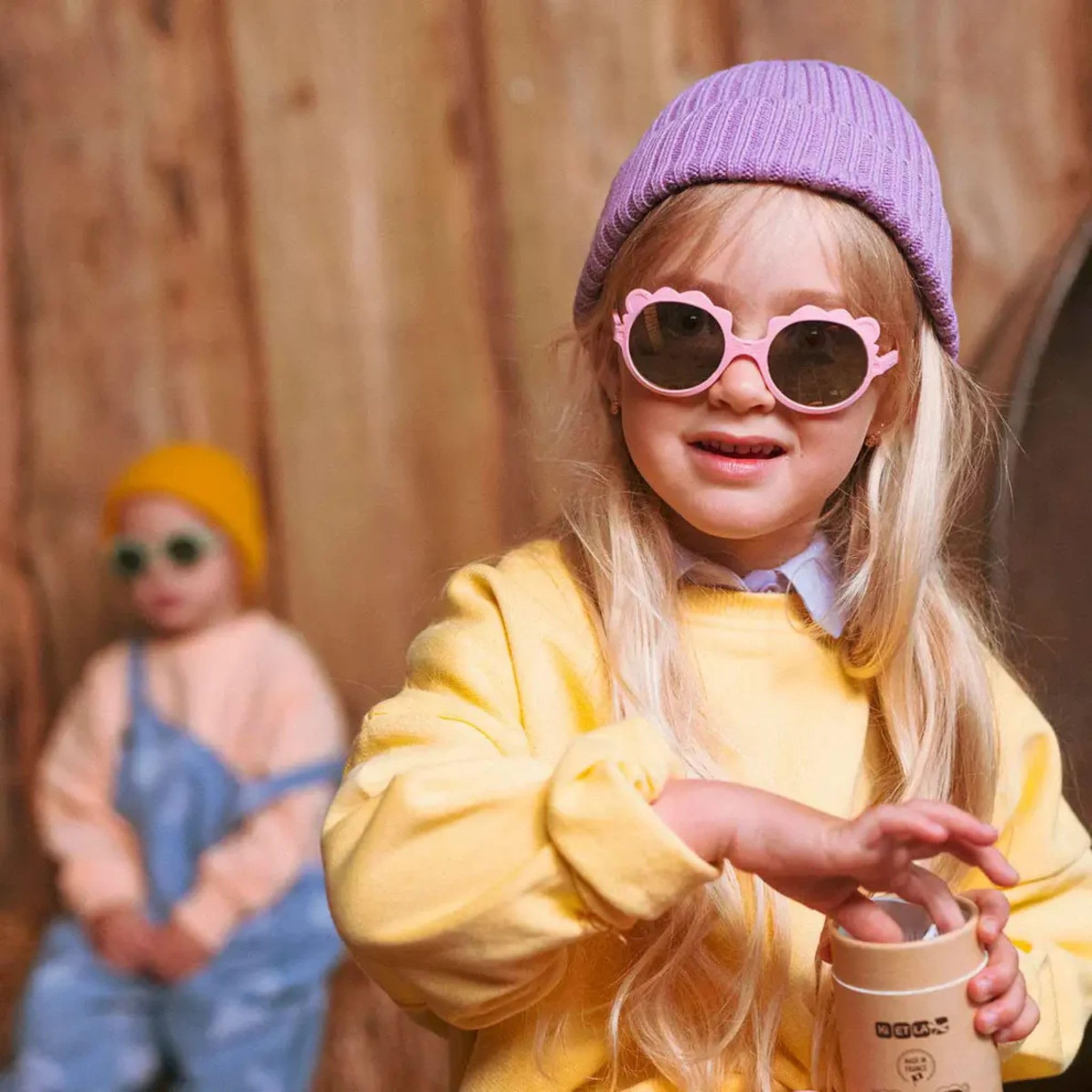 KI Y LA Gafas de sol LION 1-2 años Rosa
