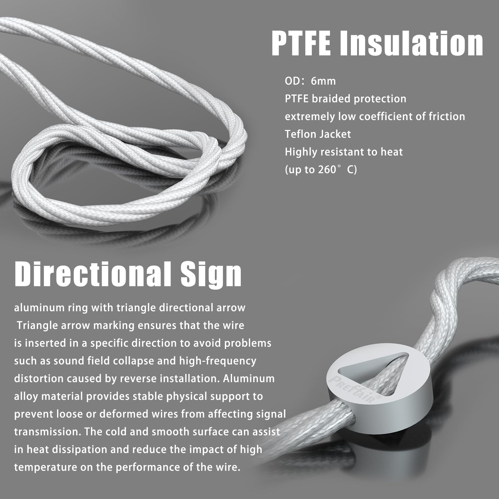 Preffair Cables XLR HiFi de 3 pines OCC de cobre chapado en plata XLR hembra a macho, cables equilibrados chapados en oro de 24 quilates, conectores PTFE para reproductores de CD/DVD, amplificadores