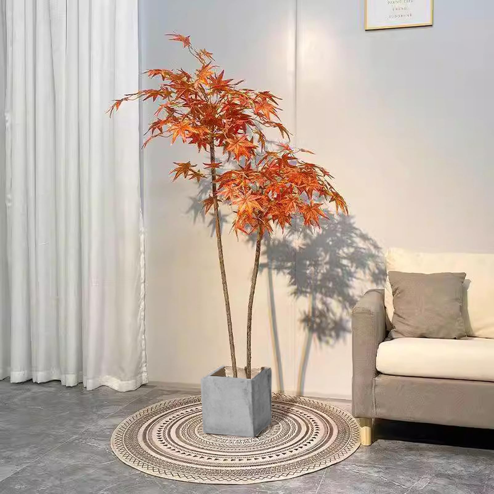 フェイクグリーン　造花　観葉植物  大型　インテリア　風水　装飾 Amazon｜HGJH フェイクグリーン 人工観葉植物 大型 おしゃれ 風水