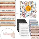 16 Sheets Scrapbook Quote Stickers for Journaling, Vintage Inspirational Phrase Word Stickers for Junk Journal Supplies, DIY Craft Phrase Stickers for Planners Collage Diary Album