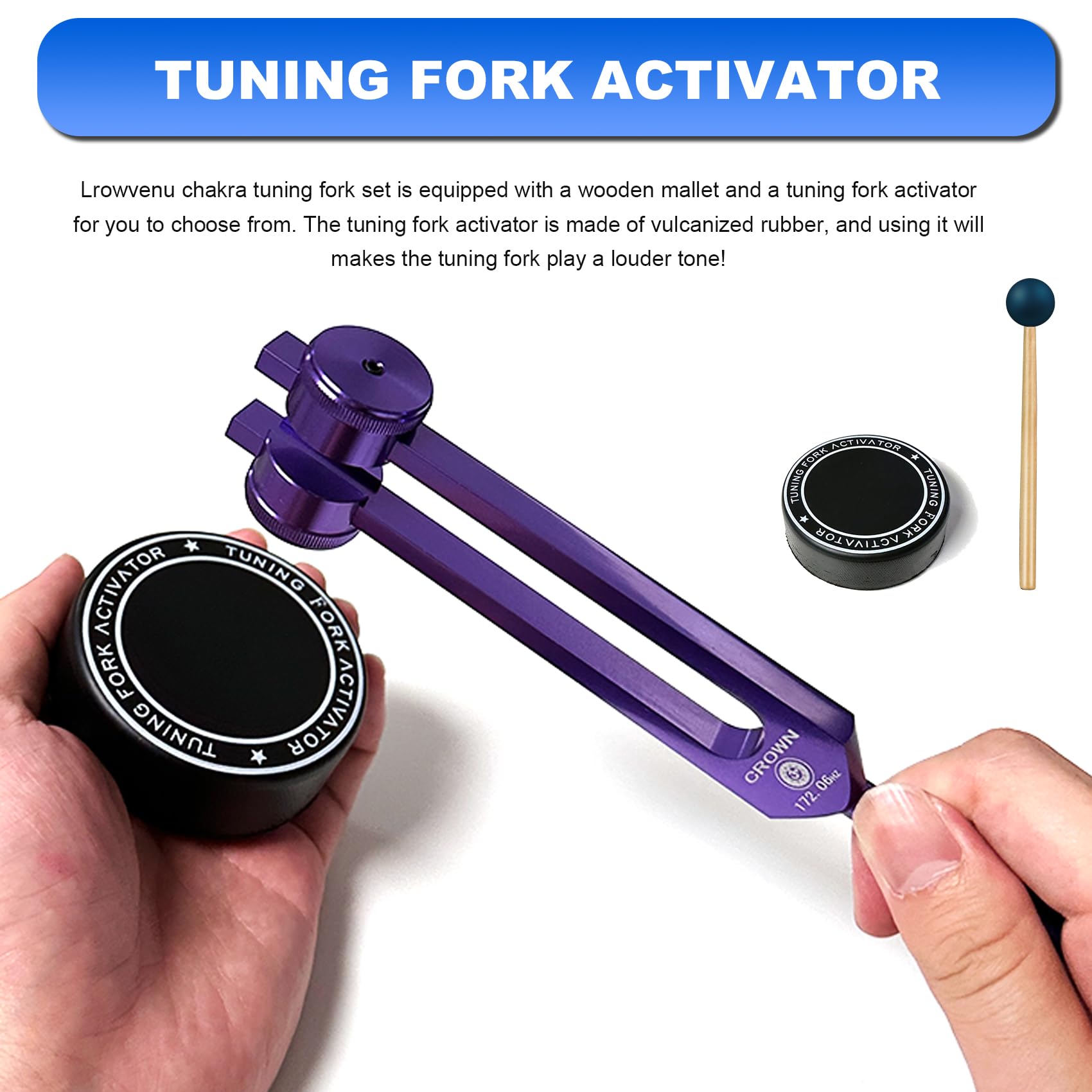 チャクラ　チューニング　フォーク　音叉　ヒーリング Amazon | Lrowvenu チャクラ チューニングフォークセット ヒーリング用