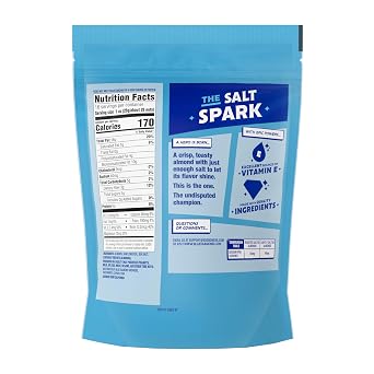 Blue Diamond Almonds Low Sodium Lightly Salted Snack Nuts, 16 Oz Resealable Bag (Pack of 1)