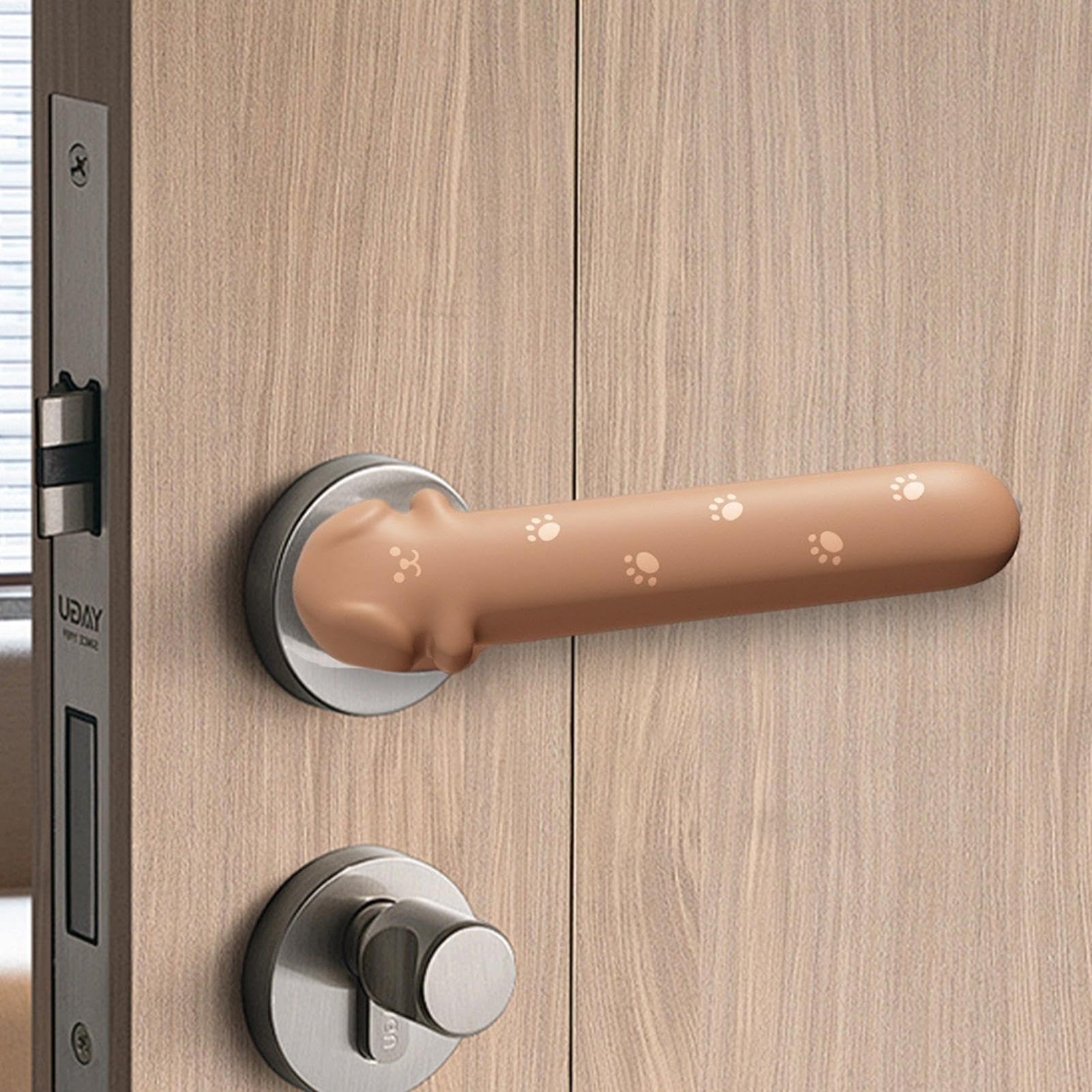 Coperchio di protezione per maniglia della porta, coperchio maniglia della | della porta, copertura protettiva in silicone morbido per maniglia della porta, copertura per maniglia del cuscino per