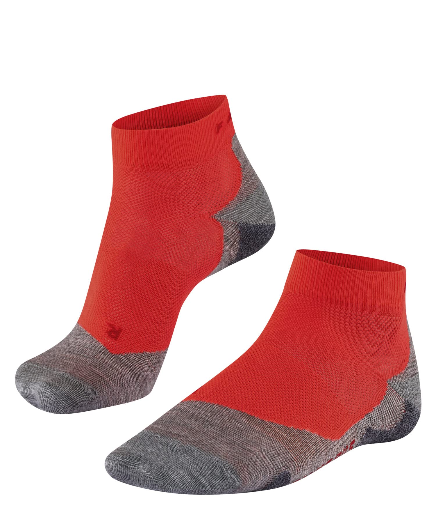FALKE Men's RU5 Race Short M Sso Functional Yarn Anti-Blister 1 Pair Running Socks, Red Neon 8584, 8-9