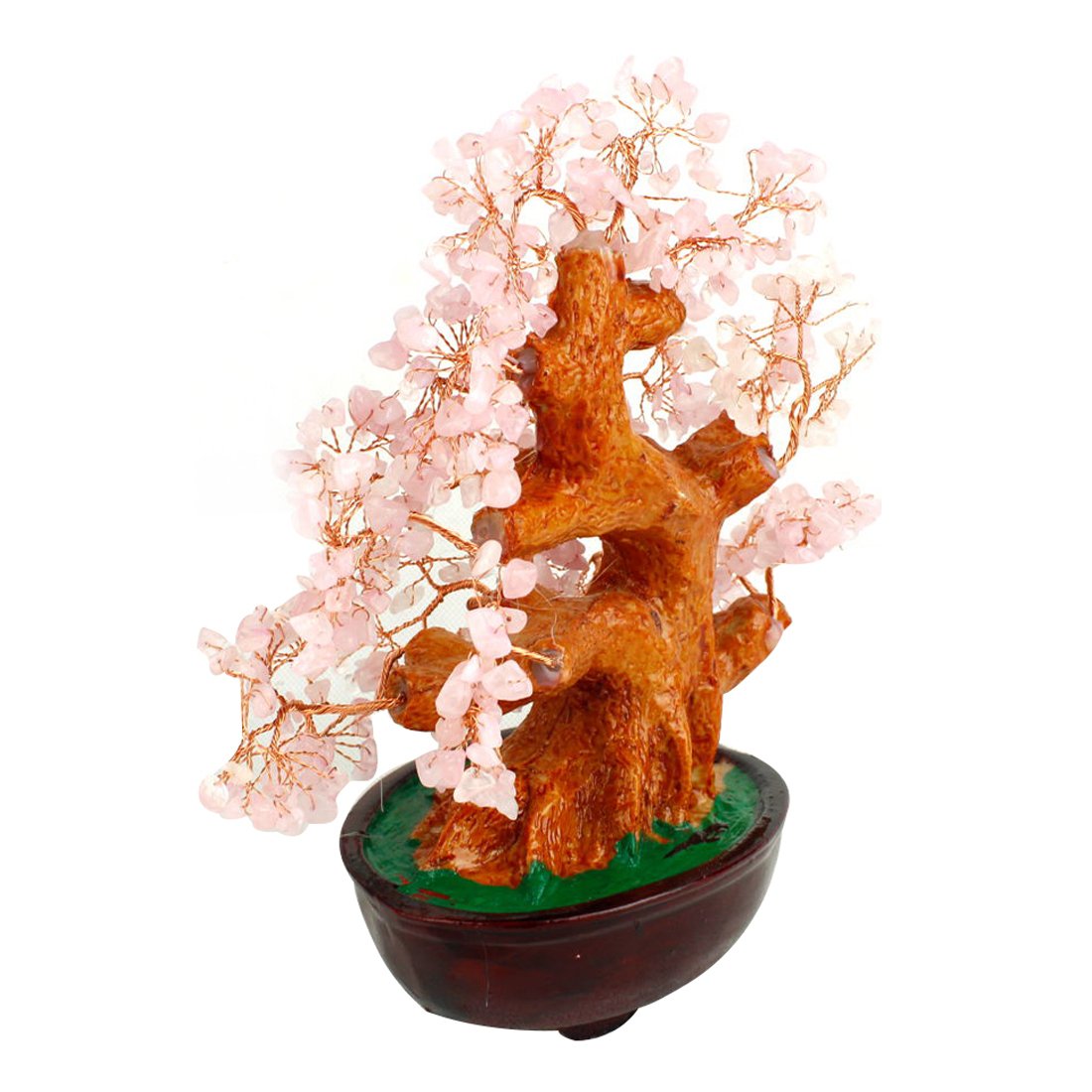 1 Pezzo Albero Di Cristallo Rosa Albero Artificiale, Falso Albero