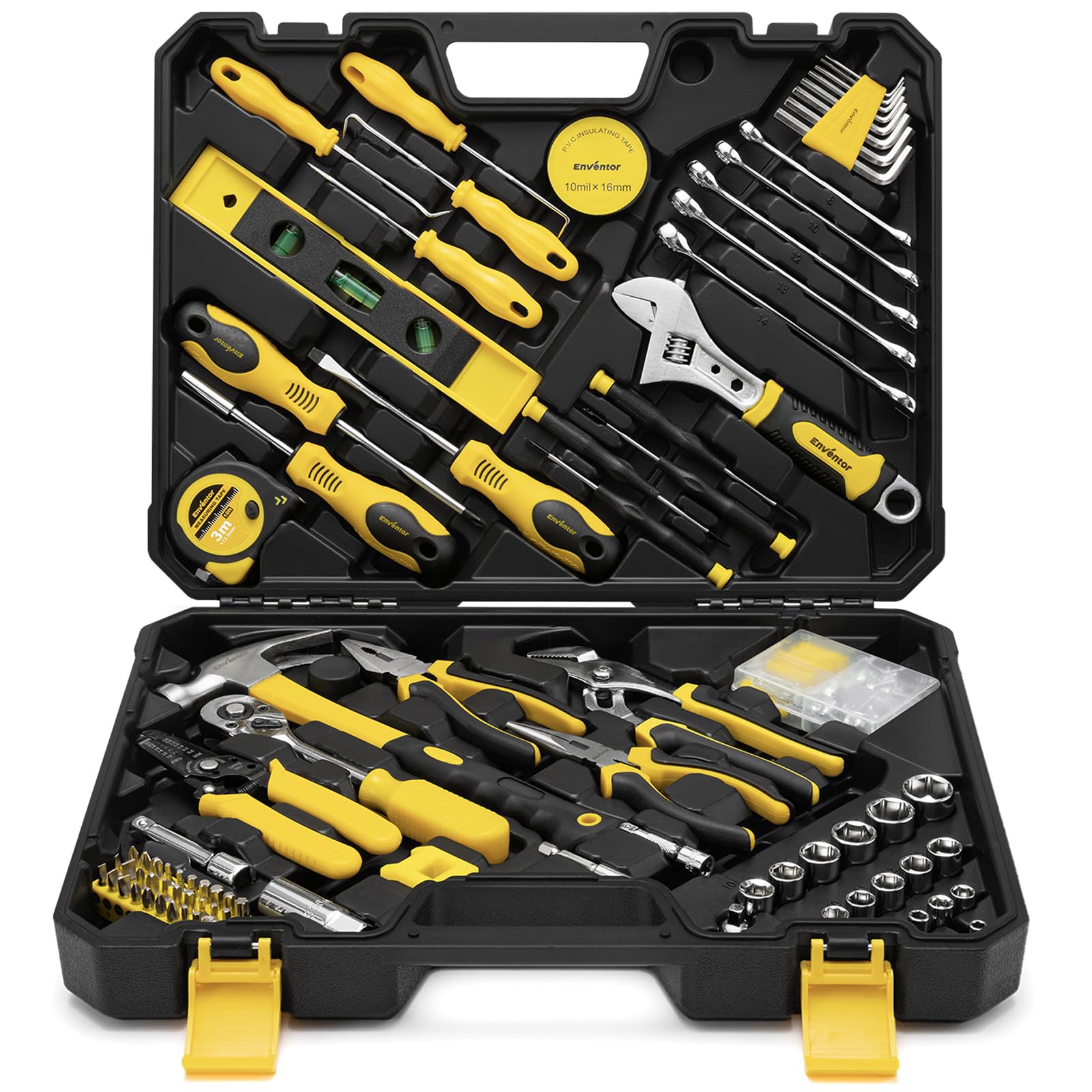 Enventor 231PCS Home Tool Kit, Basic Repair General Household Hand Tool Set