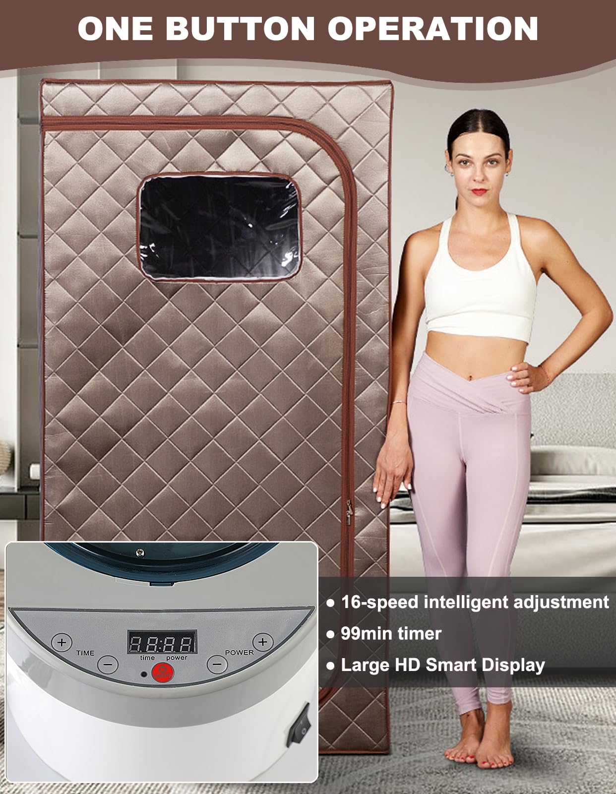 Amazon.co.jp : AVFORA 自宅サウナ、4L ポータブルスチームサウナSPA