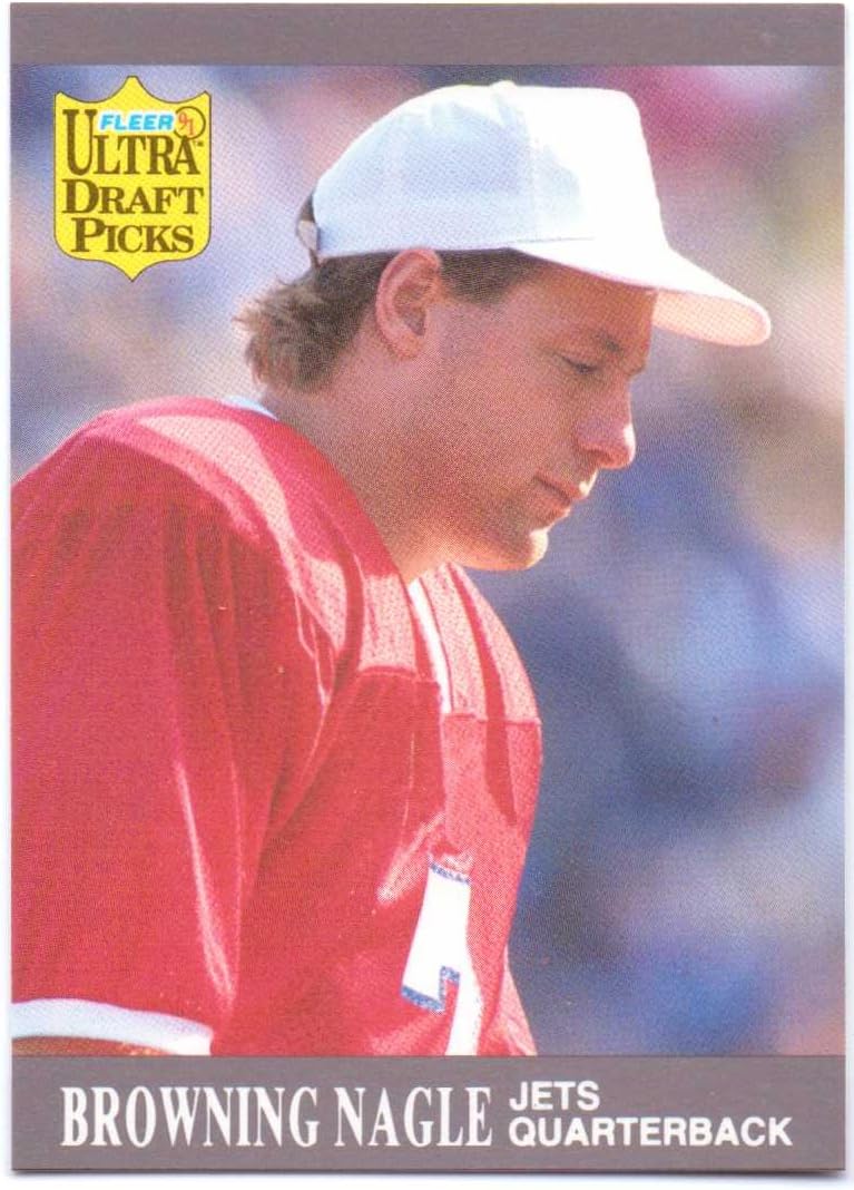 Browning Nagle 1991 Fleer Ultra Rookie #293 - New York Jets