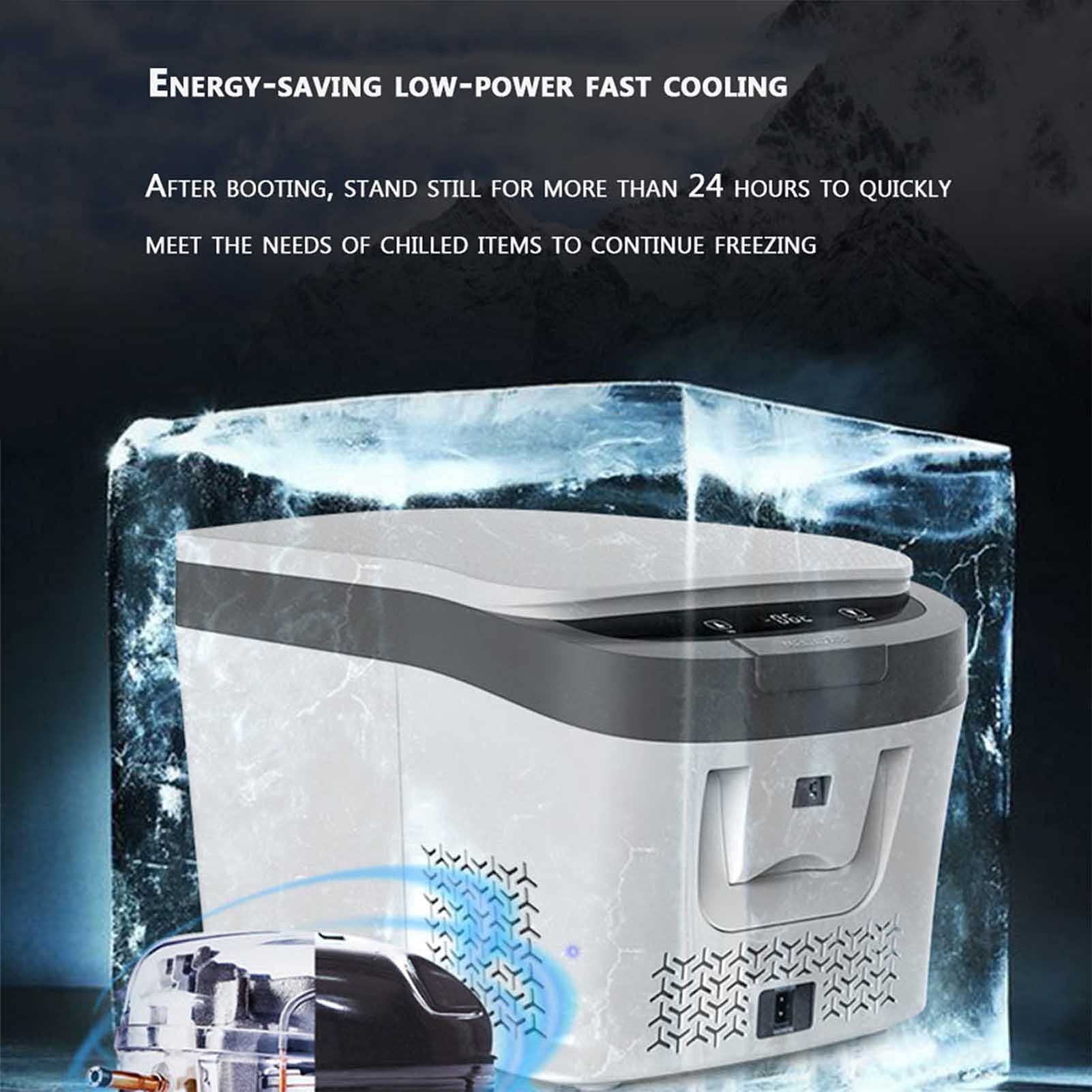 Przenośna lodówka z zamrażarką samochodową 12/24 V Mini lodówka samochodowa 25L Kompaktowa lodówka na kemping, podróże, wędkarstwo, na zewnątrz