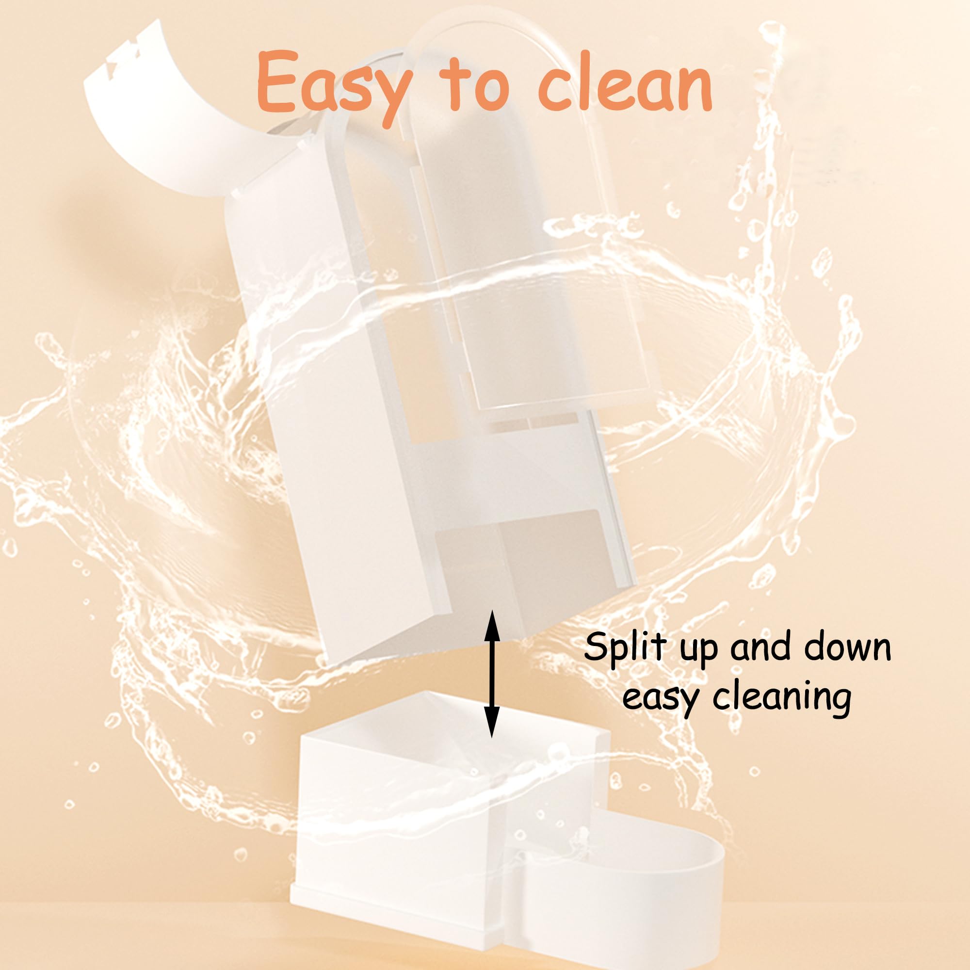 Hamsters Feeder Small Animals Automatic Dispenser Acrylic Clear Pet Feeding Device for Dwarf Hamster