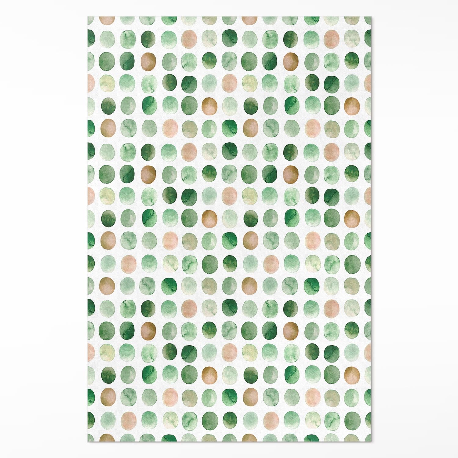 Tapis de sol vinyle maison deco 60x90 cm rectangle en PVC motif aquarelle pour l'intérieur