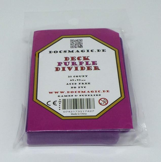 Foto 2 de 4 de docsmagic.de 25 Trading Card Deck Divider Purple - Divisores Púrpura - MTG PKM YGO