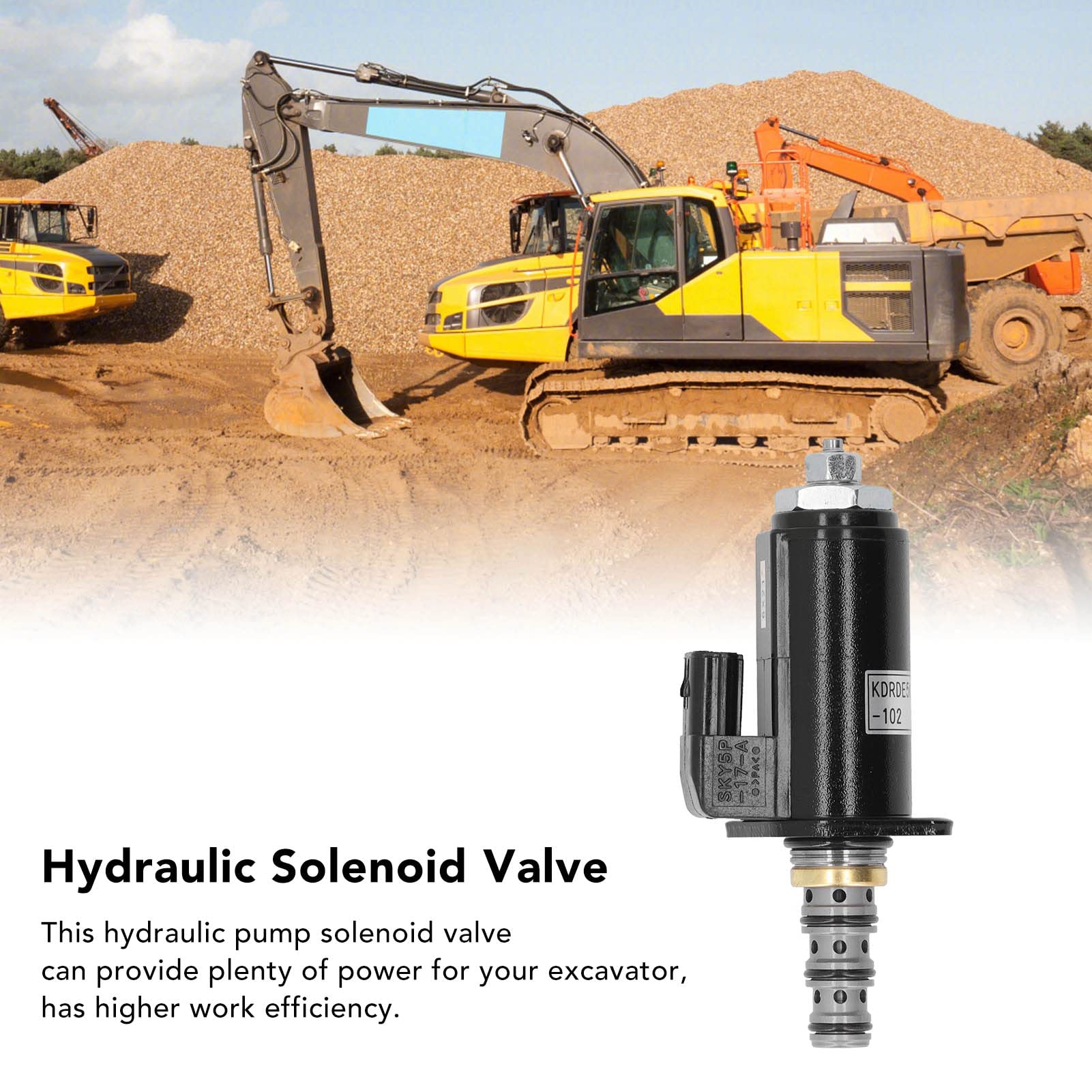 Elettrovalvola Pompa Idraulica GPRTKULE YN35V00048F1 SKY5P17A KDRE5K-31-30C50 Per Escavatore SK200-6