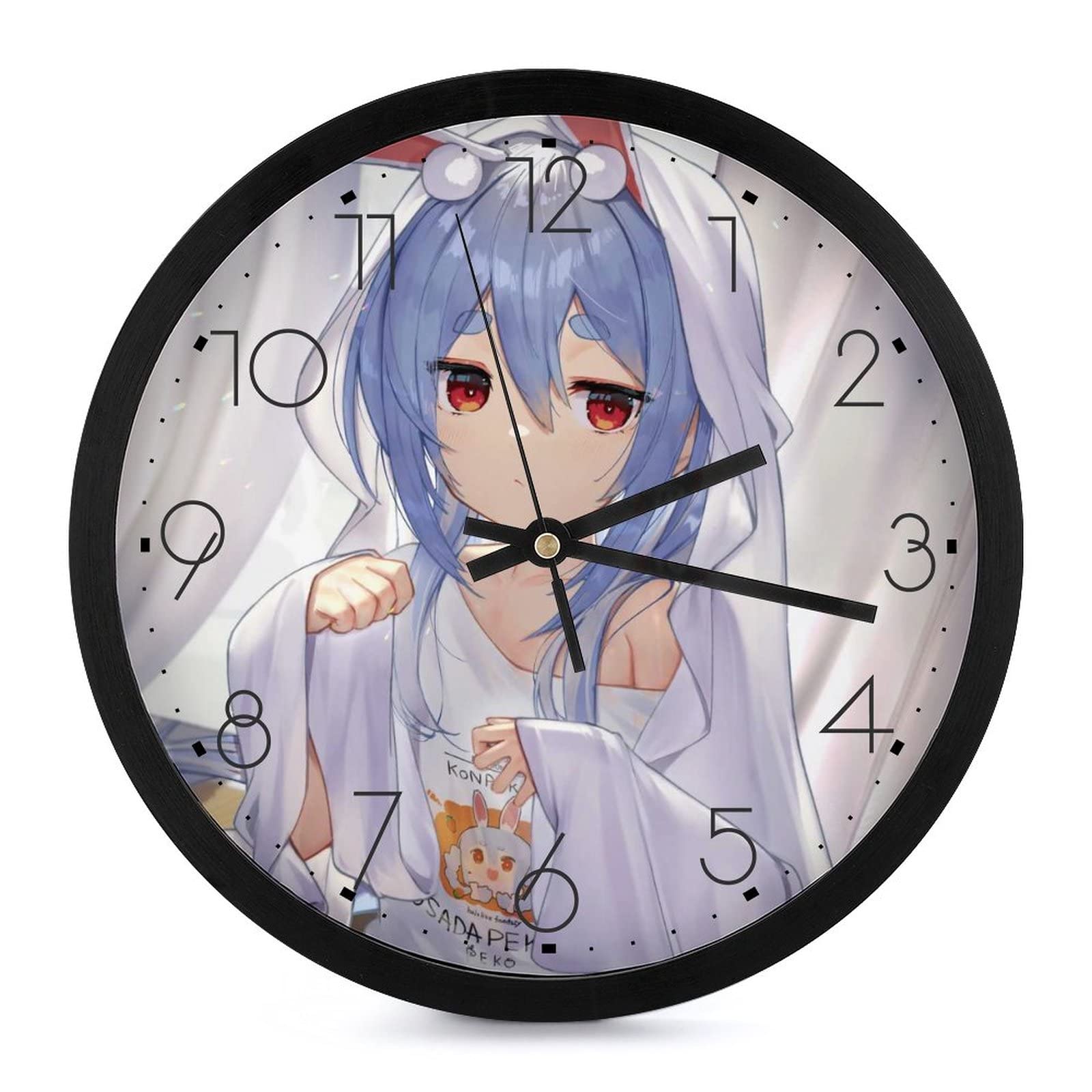 Amazon｜掛け時計 兎田ペコラ バーチャルYouTuber アニメキャラクター