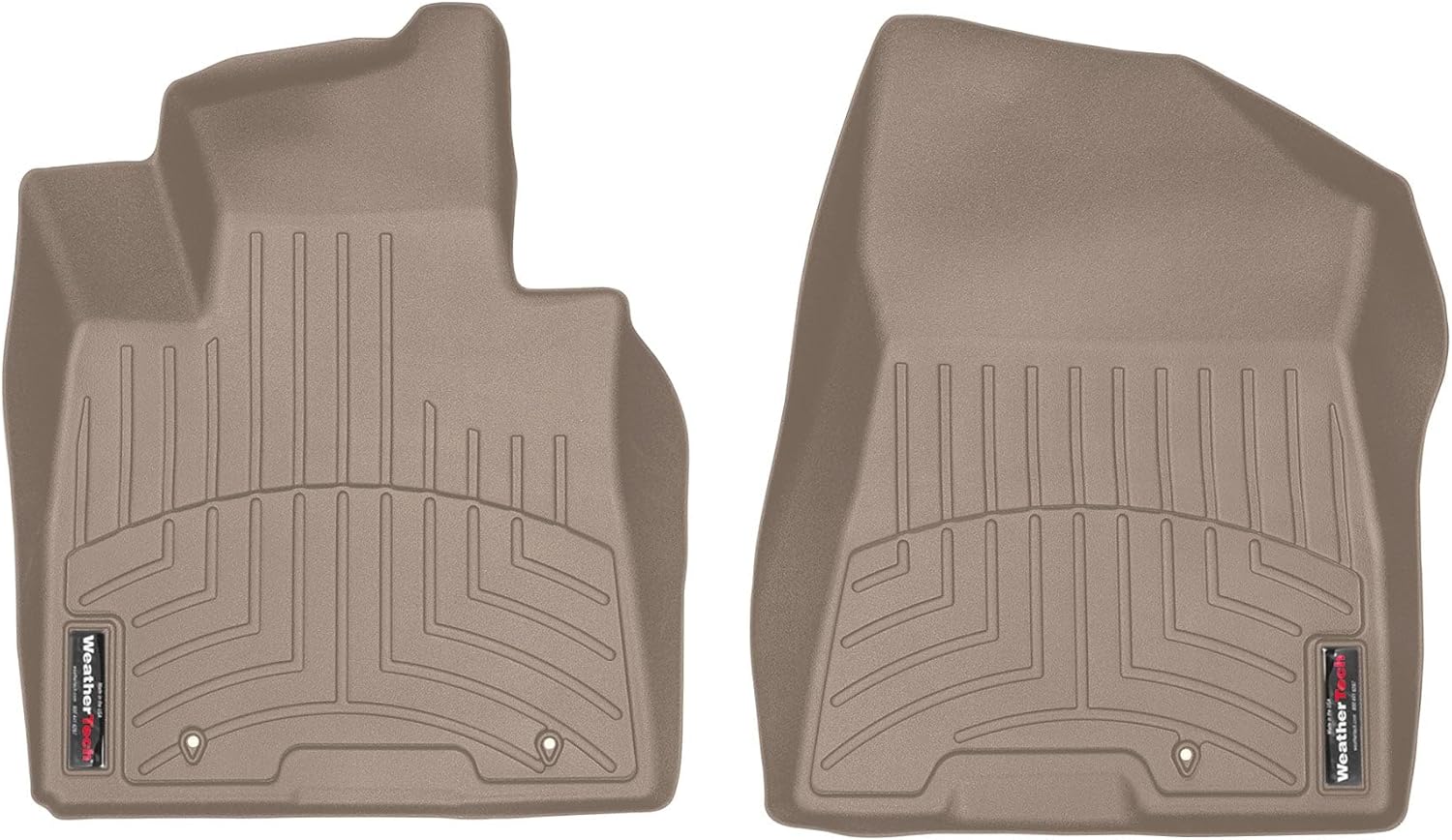 WeatherTech Custom Fit FloorLiners for Kia Sportage, Tucson, 1st Row (4415721), Black