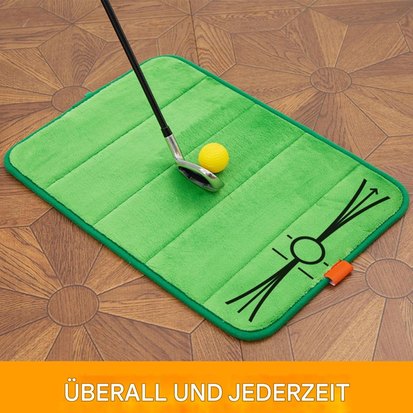 Golfschwungmatte, Abschlagmatte, Übungsrasen Schlagfläche Für Damen & Herren Drinnen Draußen Garten Driving Range