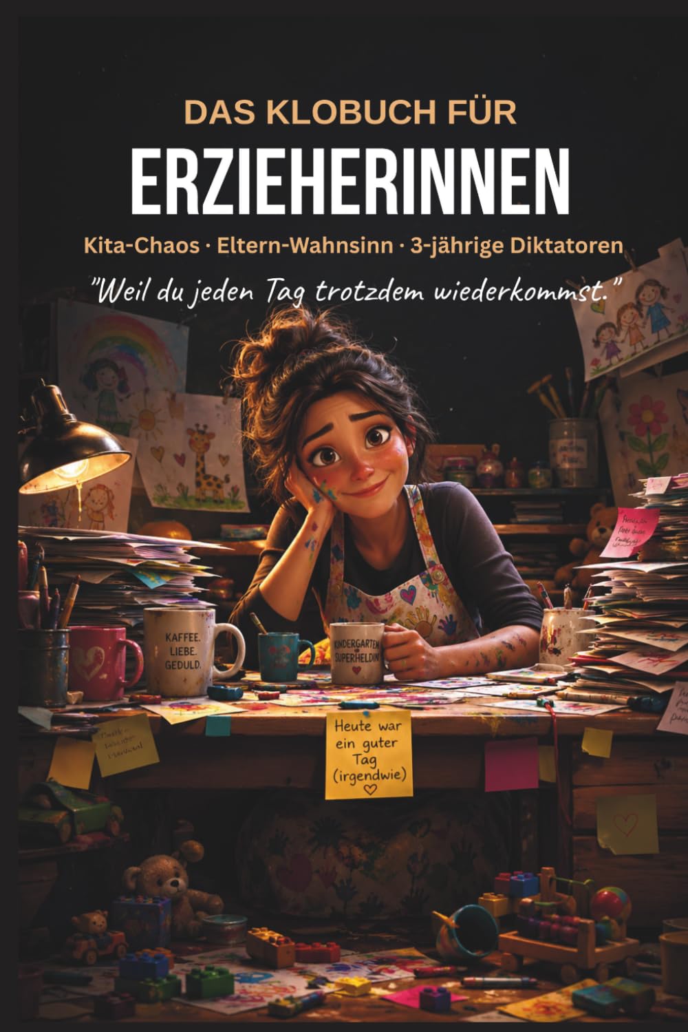 Geschenk für Erzieherinnen – Lustiges Buch über Kita-Chaos, Eltern & den Alltag im Kindergarten: Humorvolles Erzieherinnen Buch | Perfektes Geschenk für Kita, Abschied, Geburtstag oder als Dankeschön