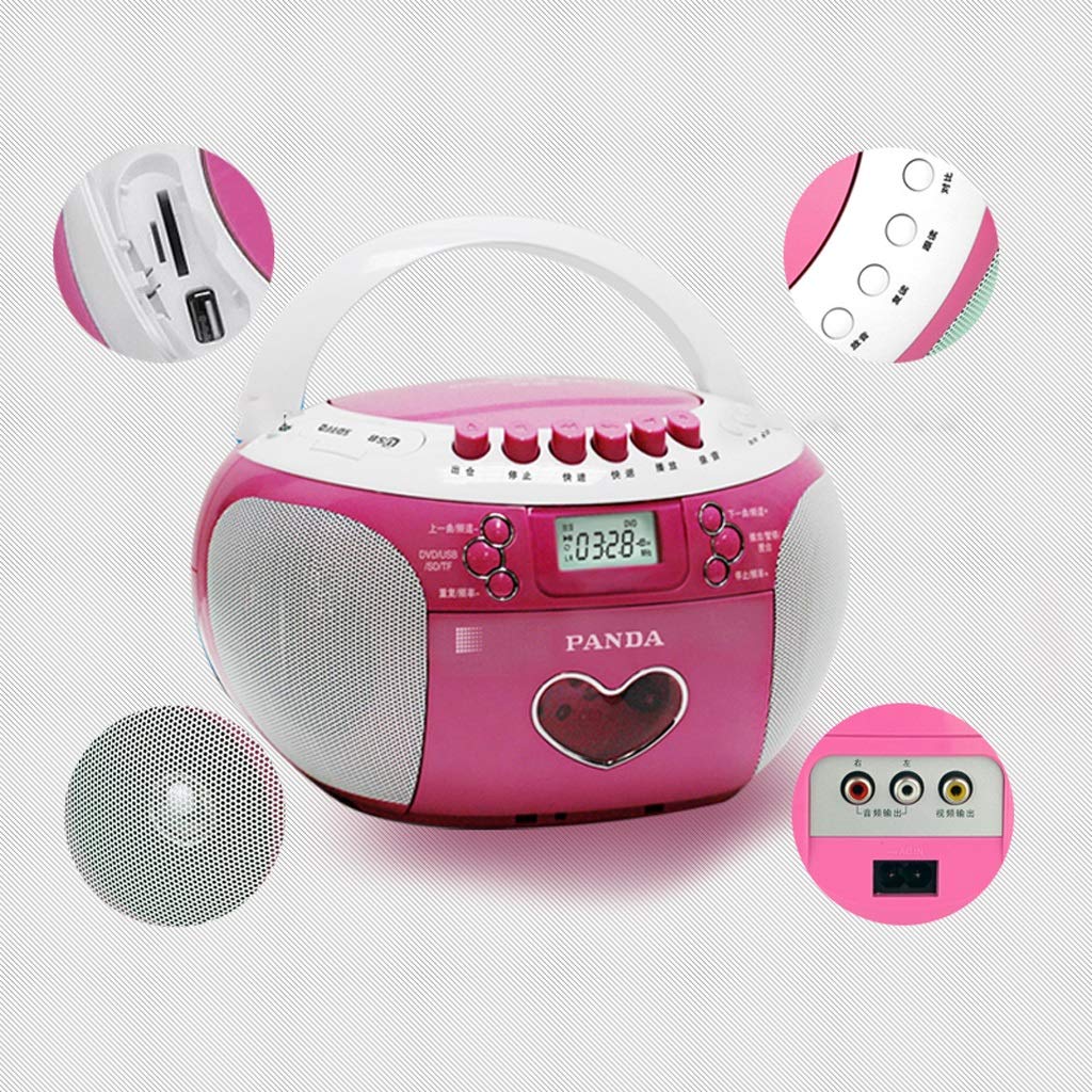 Amazon.co.jp: Portable CD Player Boombox with AM/FM Radio, LED