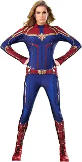 Rubies Costume Co キャプテン・マーベル 衣装、コスチューム 大人女性用 DELUXE キャロル アベンジャーズ