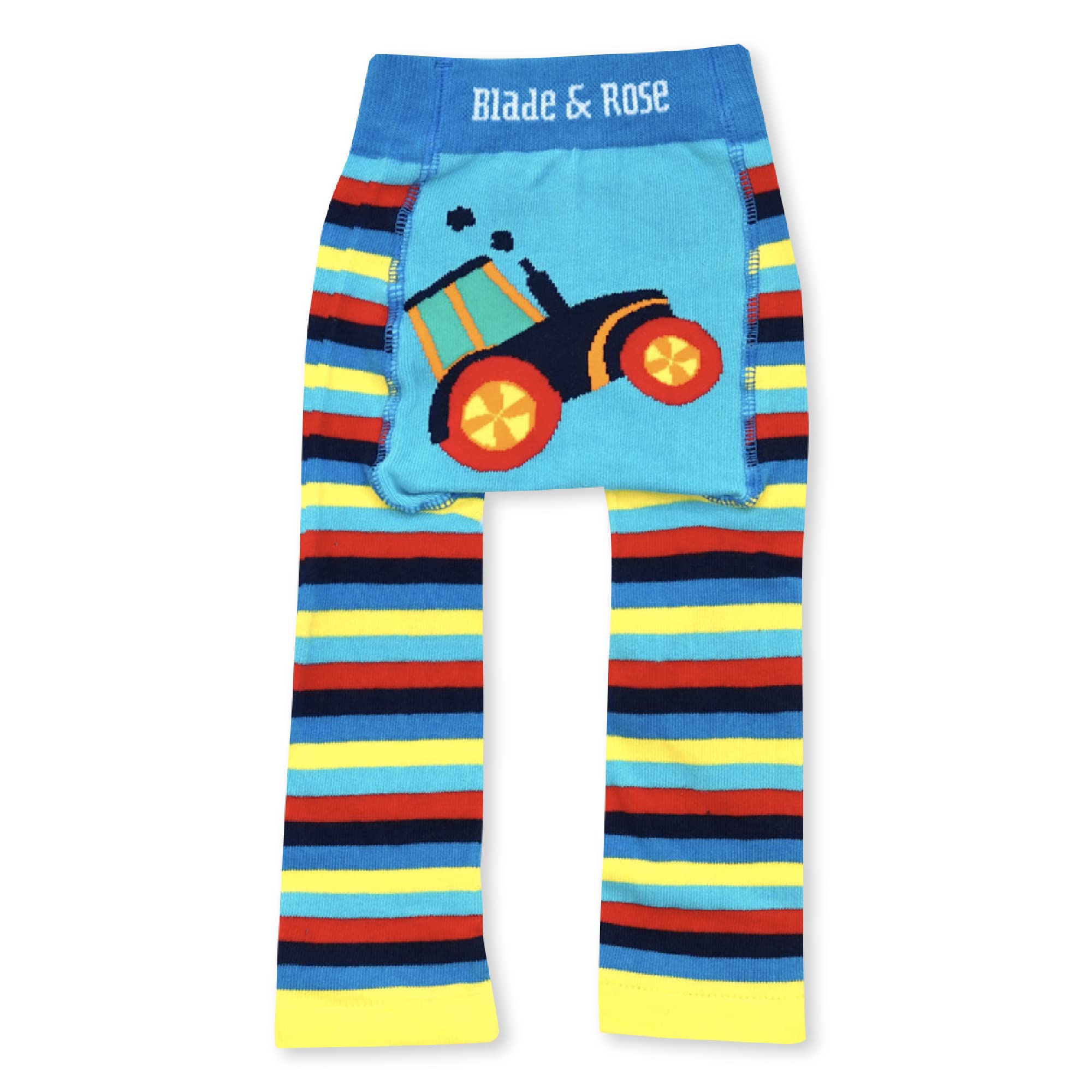 Blade & Rose Farmyard Tractor Leggings | 0-6 Months | Toddler and Baby Knit Leggings