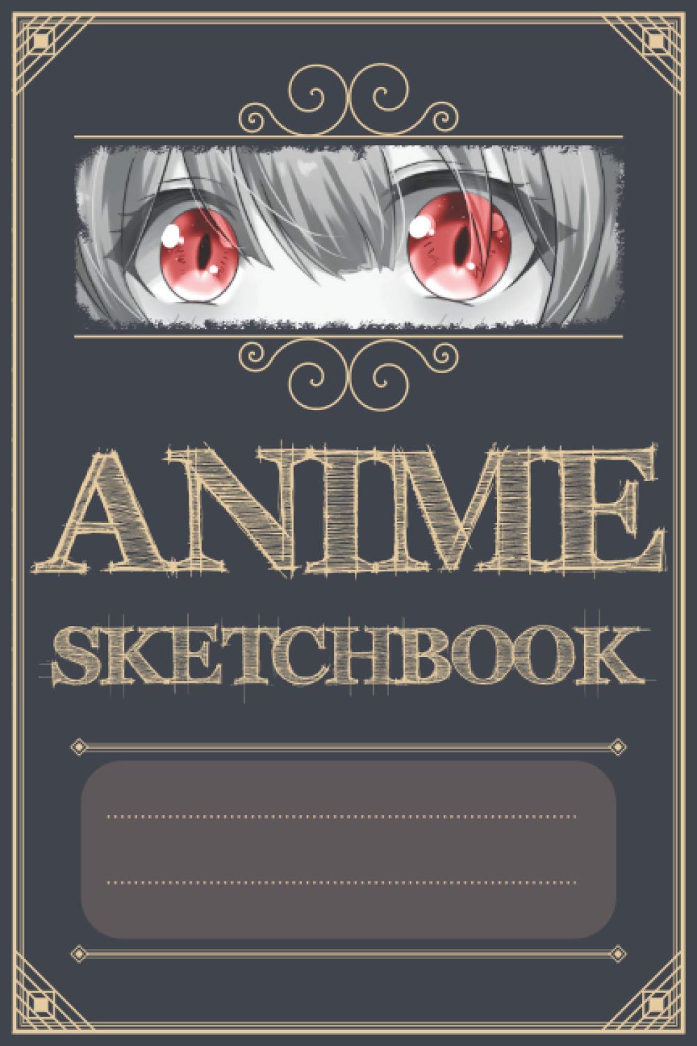 Anime Sketchbook: Drawing Anime Manga Japanese Art, 120 blank Pages for Drawing, Sketching, Taking Notes or as Diary