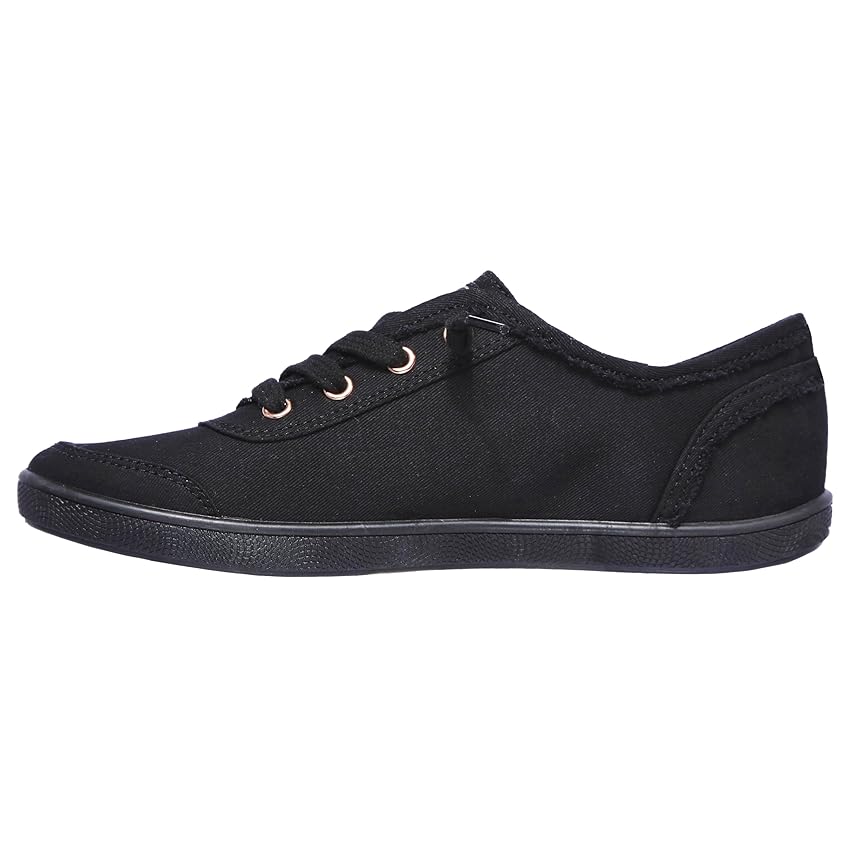Skechers Bobs B Cute, Scarpe da ginnastica Donna, Black Canvas Trim, 39 EU