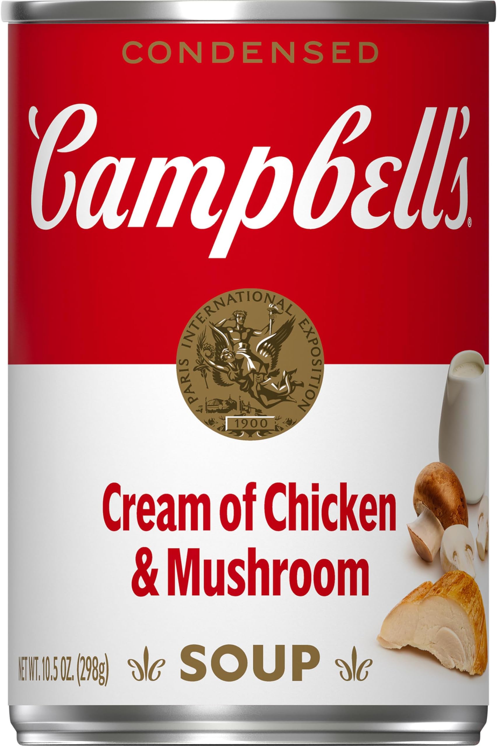 Campbell's Condensed Cream of Chicken and Mushroom Soup, 10.5 oz Can
