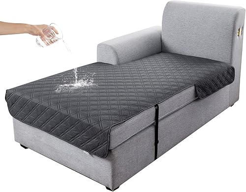 Miniatura 33 de Genina Funda de Sofá Impermeable, Lavable Antideslizante de 78 Pulgadas Fundas de Sofá con 3 Cojines, Fundas de Sofá Seccional para Mascotas