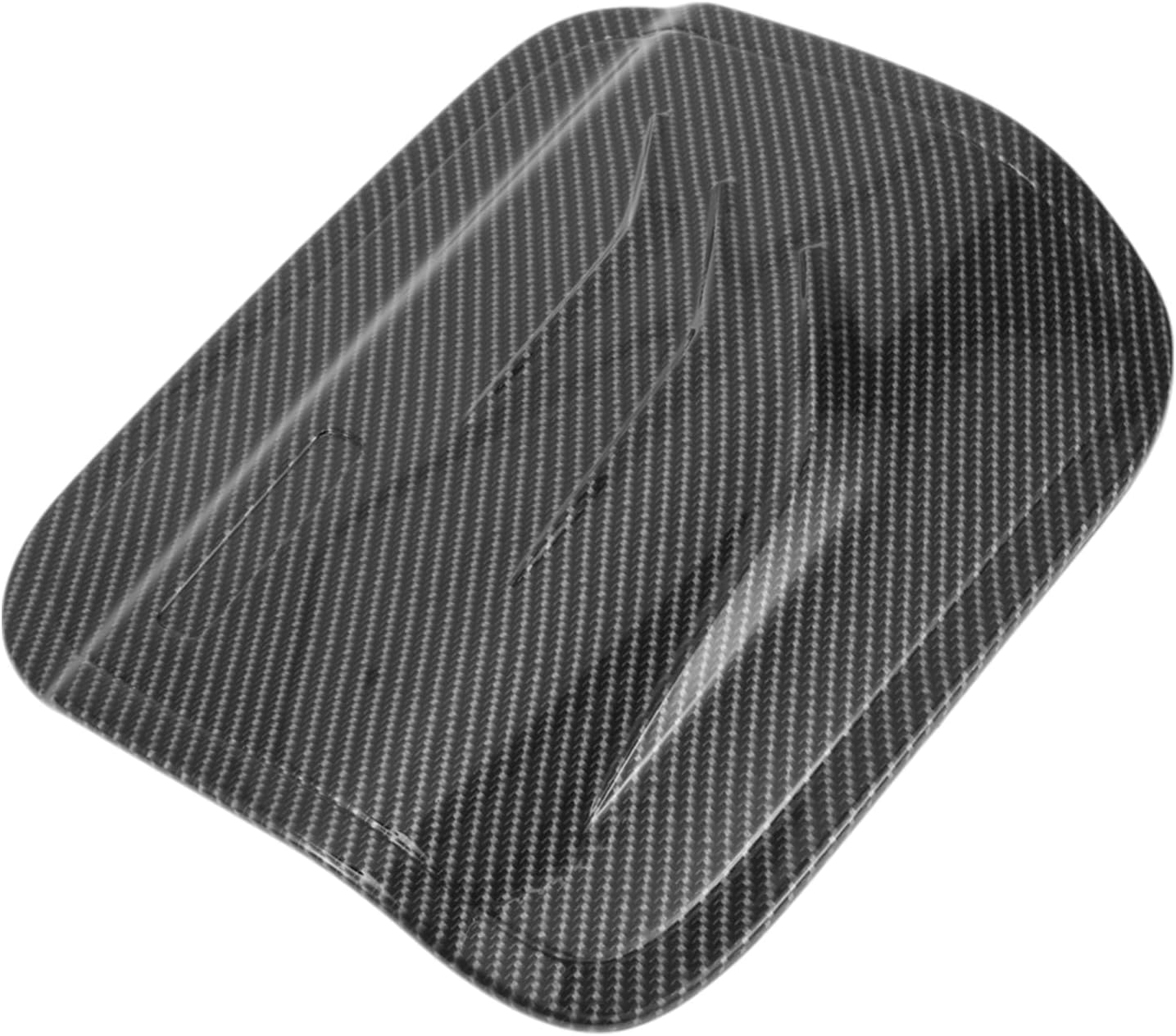 Fuel Tank Door Cap for Toyota Camry 2024-2025 Fuel Filler Flap Cover Adhesive Type Carbon Fiber Black ABS Fuel Filler Door Gas Cap