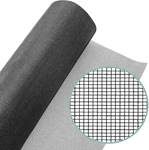 Window Screen Mesh,36 inch x 100 feet Fiberglass Window Screens Roll, Insect Screen Door Mesh,Easy to Cut Fiberglass Replacement Mesh for Windows,Pool,Porch Screen