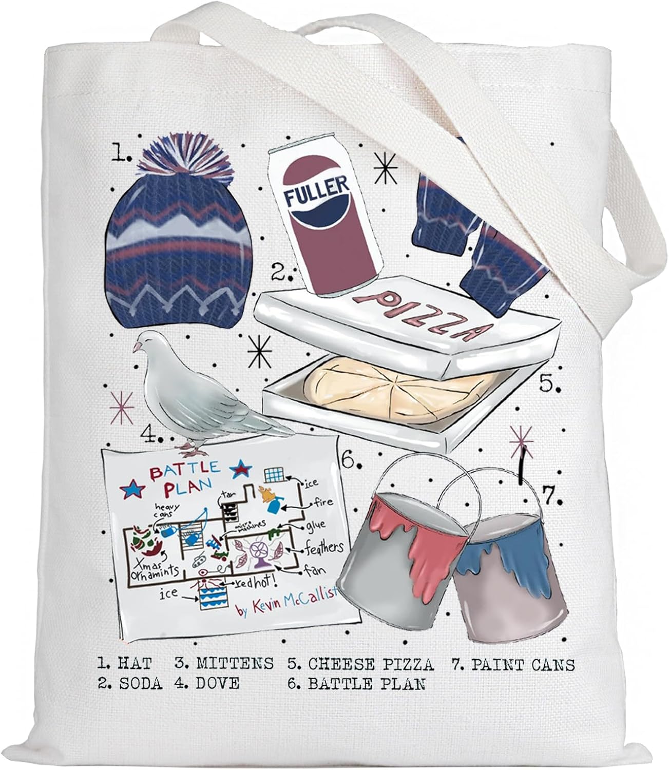 KEYCHIN Funny Christmas Kevin Tote Bag Kevin Fans Gift Home