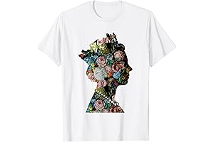 Celebrate the Platinum Jubilee 2022 with This Exquisite Flower T-Shirt