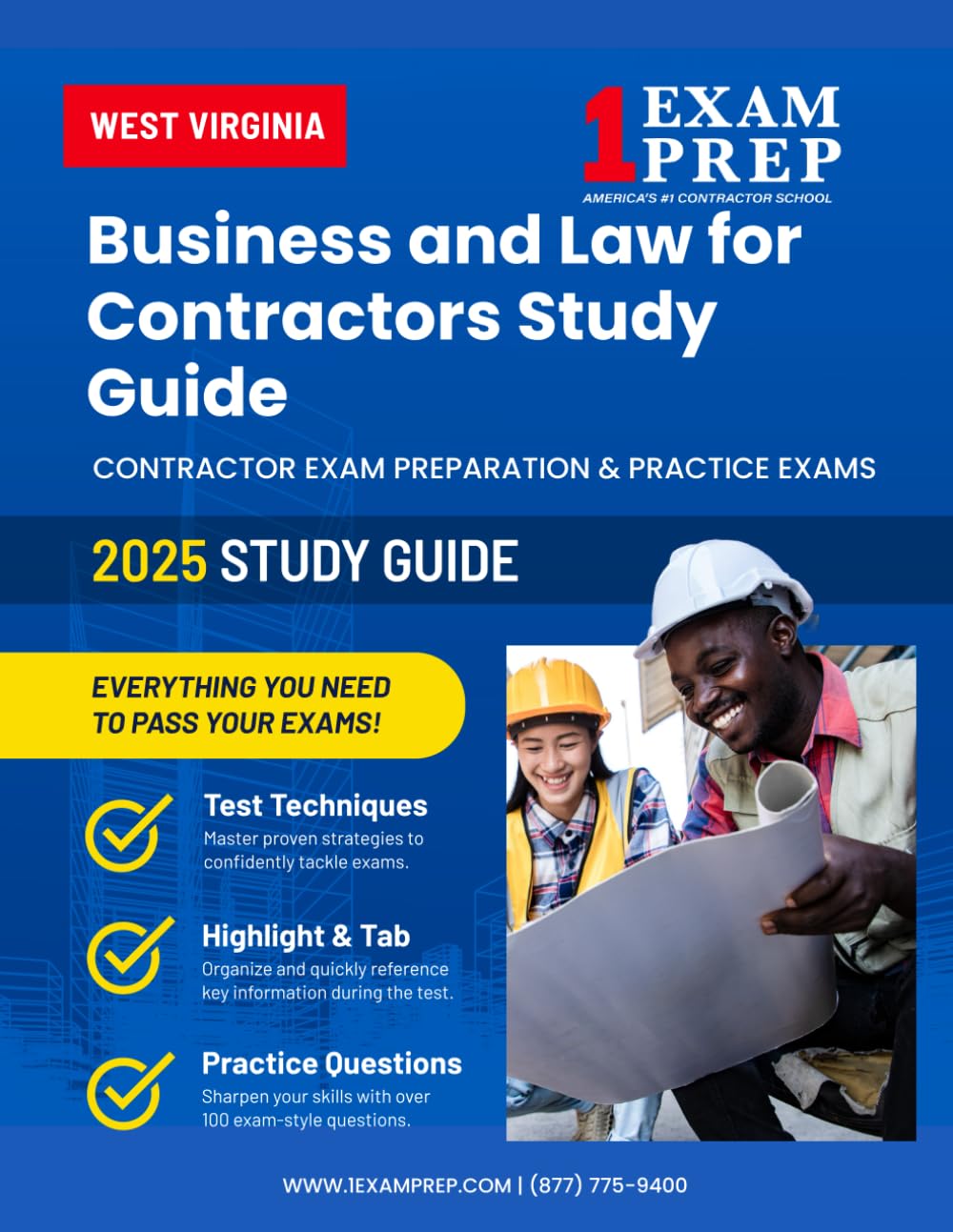 2025 West Virginia Business and Law for Contractors Study Guide: Contractor Exam Preparation & Practice Exams