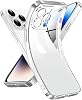 Babilden Apple iPhone 15 Pro Kamera Korumalı Şeffaf Silikon Kılıf iPhone 15 Pro