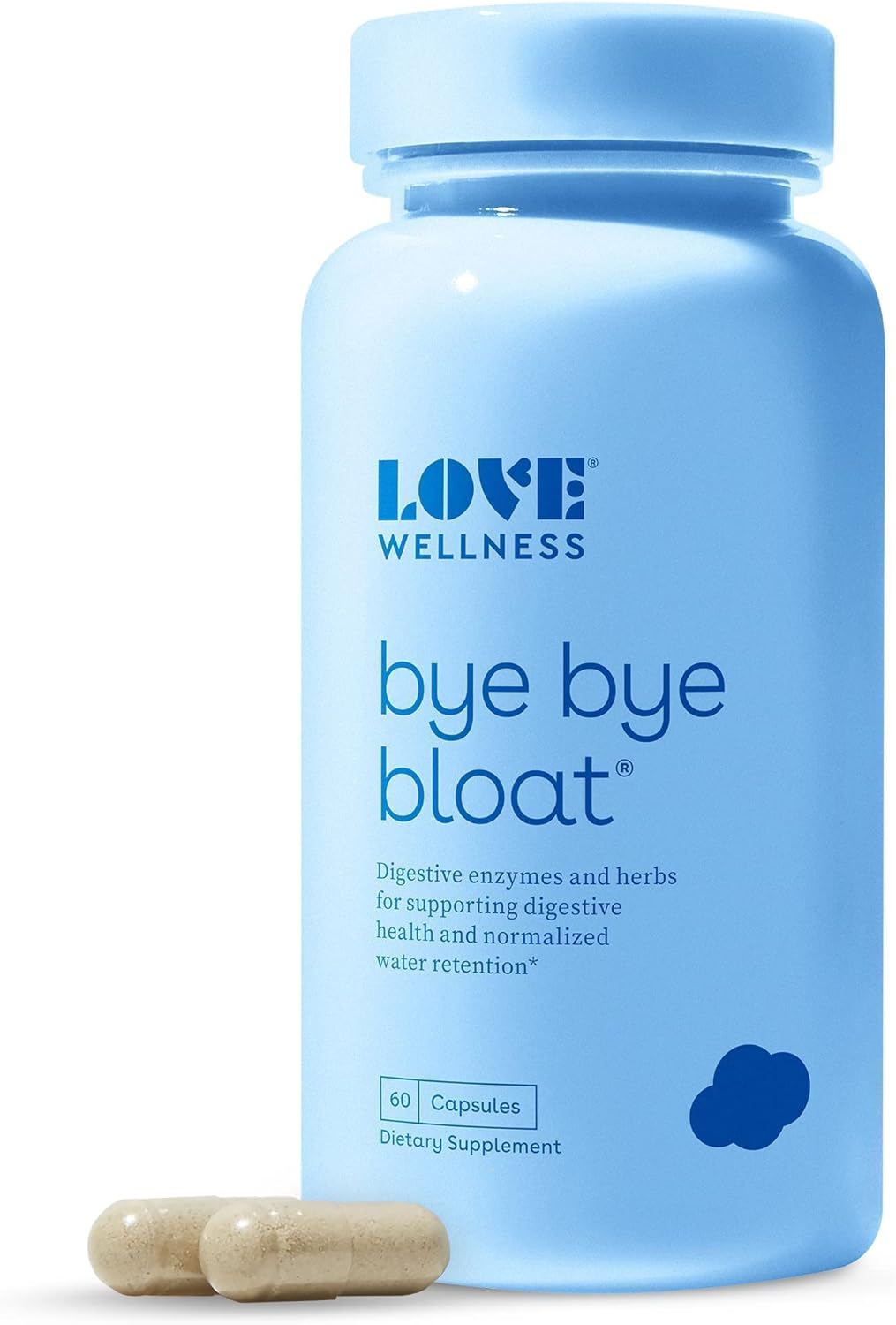 Love Wellness Bye Bye Bloat, Digestive Enzymes Bloating