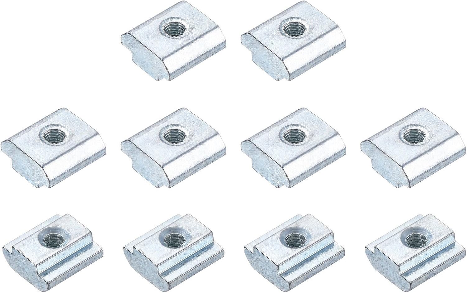 Toolparts And Accessories 10Pcs M5 T Nut Tee Sliding Slot Nuts T-Slot Nut For 4545 Series (#CN#130824-03913)