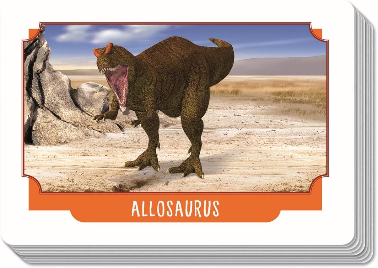 Clementoni Galileo Games Record Suspect Dinosaurs Card Game Ideal as a Travel Game for Adults and Children from 6 Years, 59341