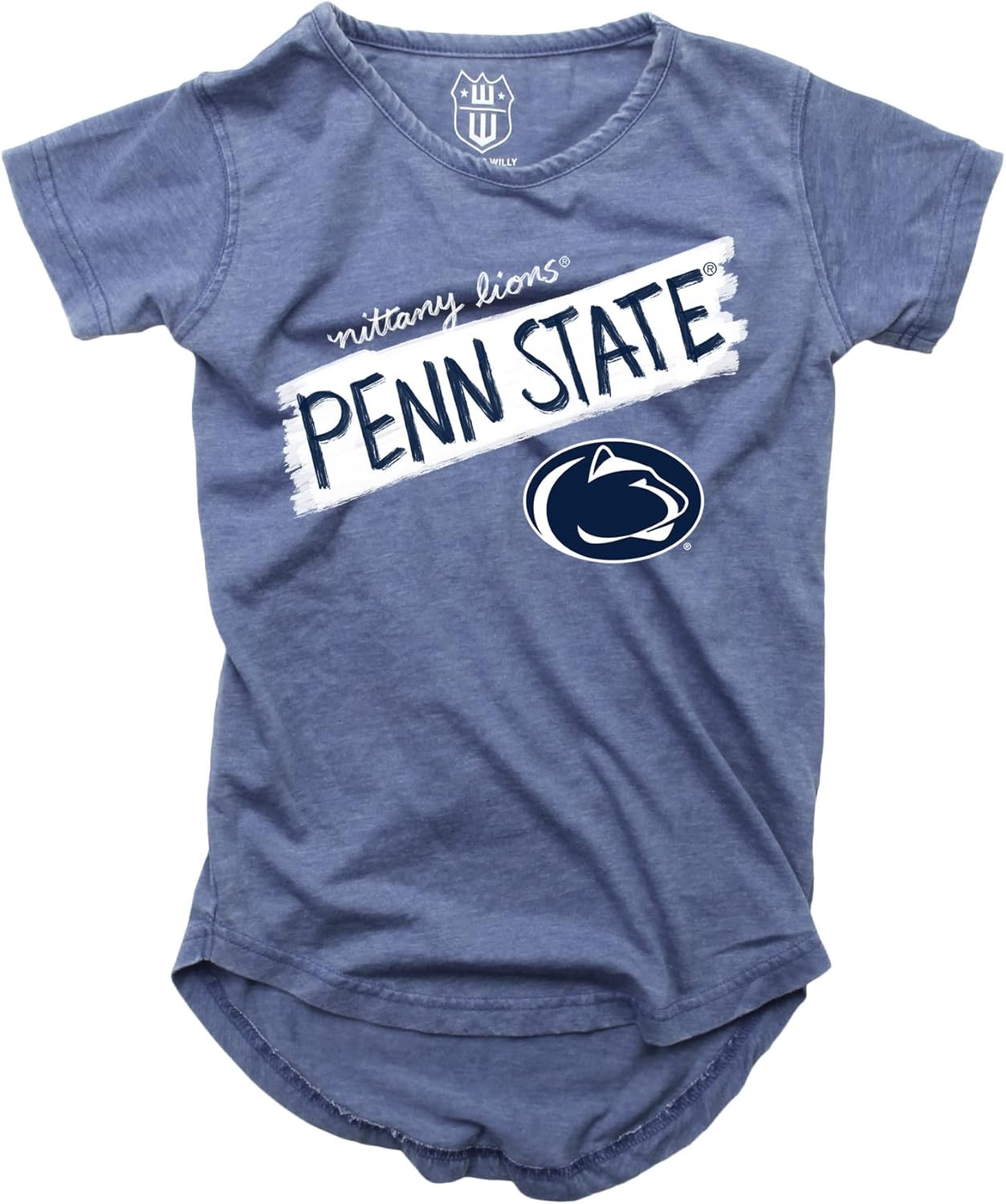 Wes and Willy NCAA Girls S/S Burnout Tee