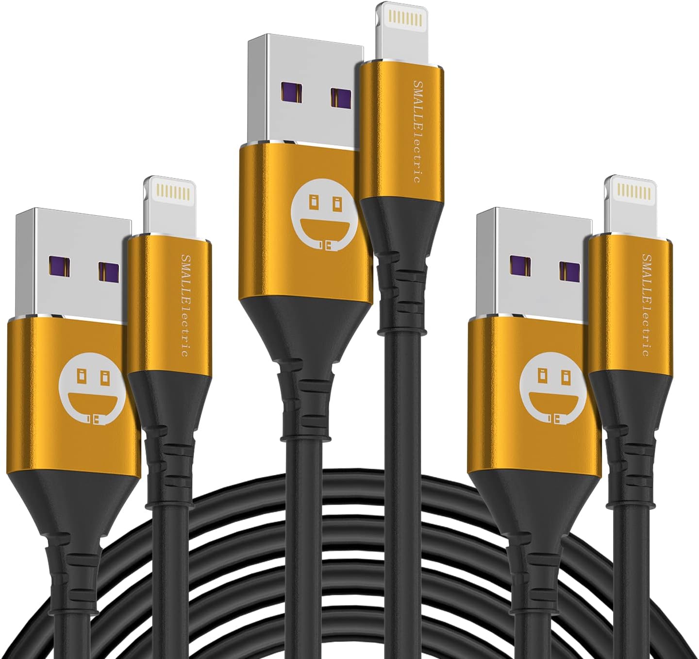 iPhone Charger 10 ft,3-Pack Extra Long Lightning Cable [Apple MFi-Certified] iPhone Charger Cord 10 Foot Fast Charging for iPhone 13 12 11 Pro Max X XS XR/8 Plus/7 Plus/6/6s Plus/5s /5c/iPad mini Air